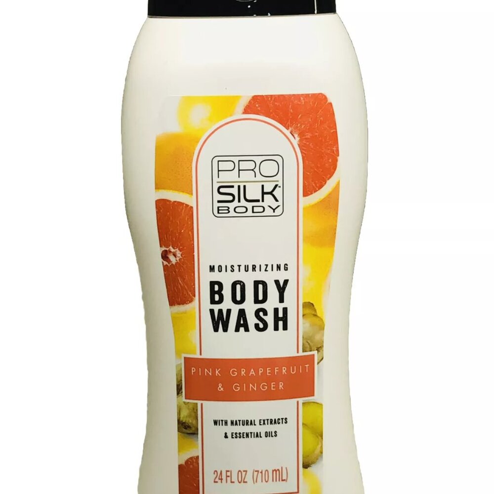 ProSilk Moisturizing Body Wash Pink Grapefruit & Ginger 24 OZ Bottles--3 Pack!!!